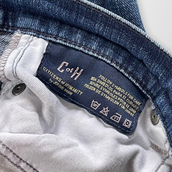 Citizens of Humanity Dani Cropped Straight Leg Cuffed Medium Wash Size 28 - Picture 8 of 10